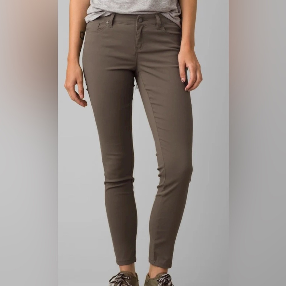 prAna Briann Pant Womens 4‎ skinny hiking outdoors pants gray